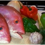 filete de pargo en salsa cubana
