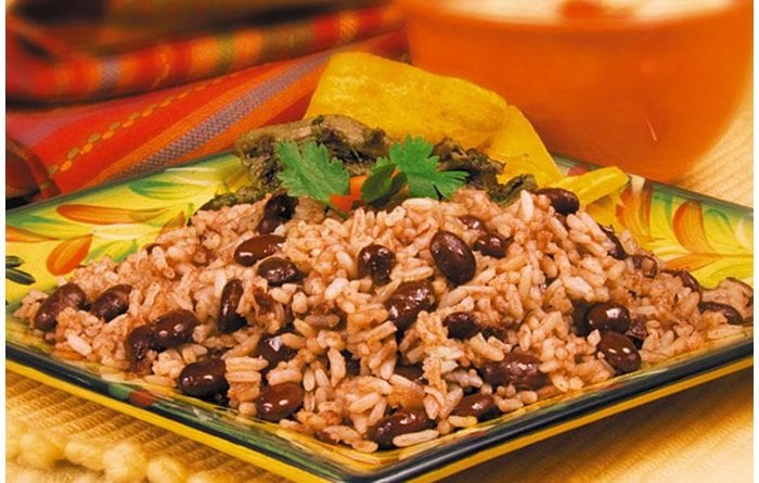 Arroz Congrí cubano.