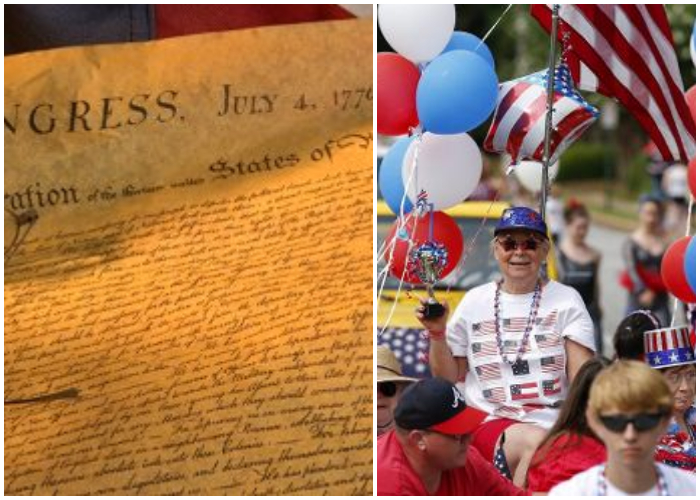 El 4 de julio del año 1776, el Congreso Continental decide adoptar la Declaración de Independencia de EEUU