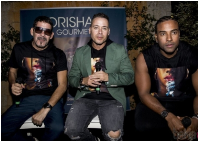 Grupo Orishas en la presentación de su álbum Gourmet (2018).