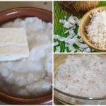 Receta del dulce de coco rallado.