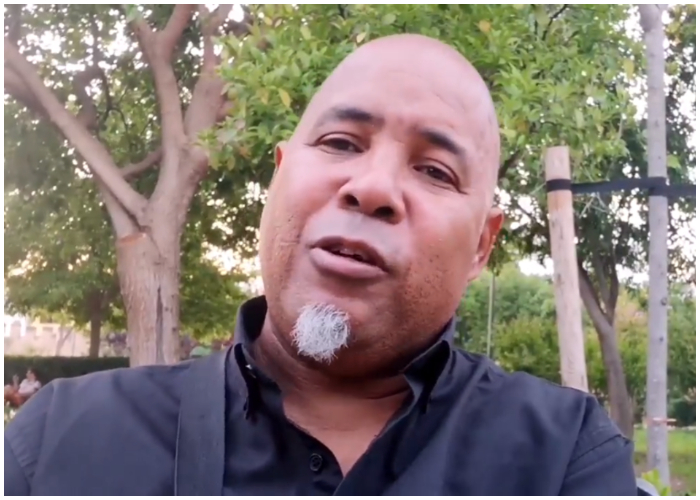 El repentista cubano Alexis Díaz.