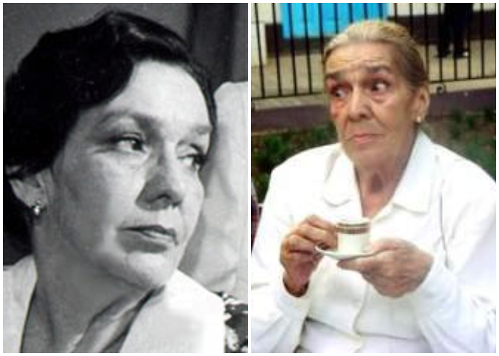 La primerísima actriz de Cuba, Raquel Revuelta.