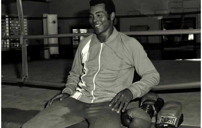 El boxeador cubano Teófilo Stevenson.