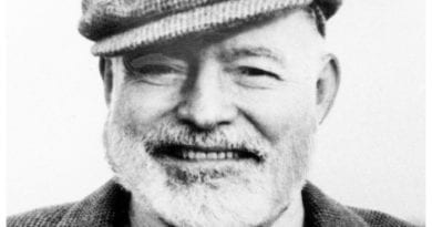 El escritor estadounidense Ernest Hemingway.