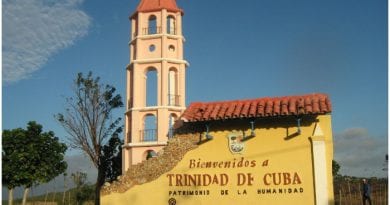 Entrada de la ciudad de Trinidad, en Cuba.