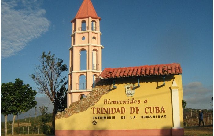 Entrada de la ciudad de Trinidad, en Cuba.