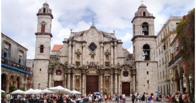 Fachada de la Catedral de San Cristóbal de La Habana.