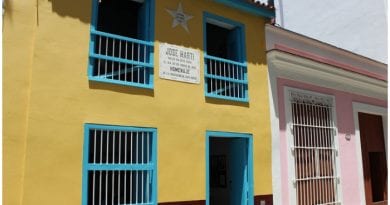 Fachada del Museo Casa Natal de Martí.