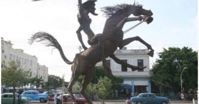 Monumento de Don Quijote de La Mancha, en Vedado.