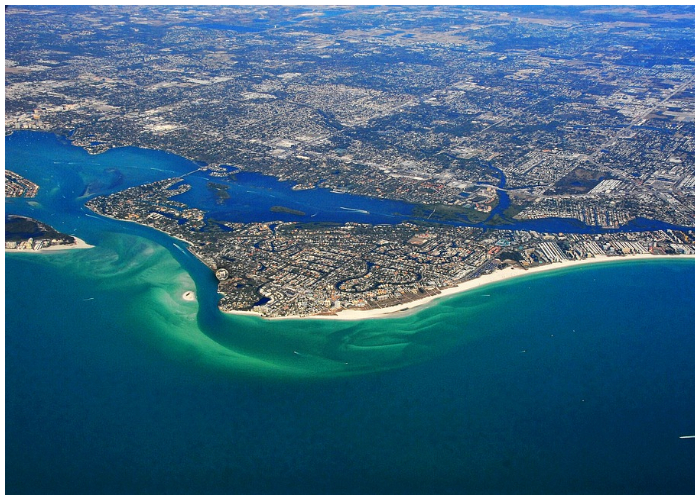 Siesta Beach, la playa más hermosa de Estados Unidos.