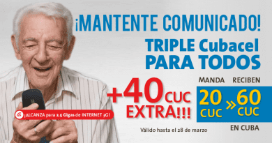 Recargas Cubacel: Manda 15 CUC y reciben 60 CUC recargas cubacel marzo