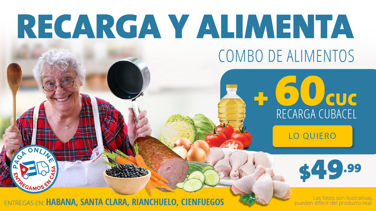 combo comida para cuba