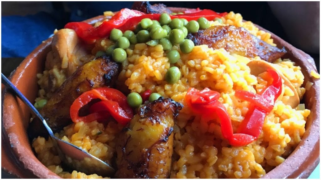 Comida cubana platos tipicos - arroz pollo