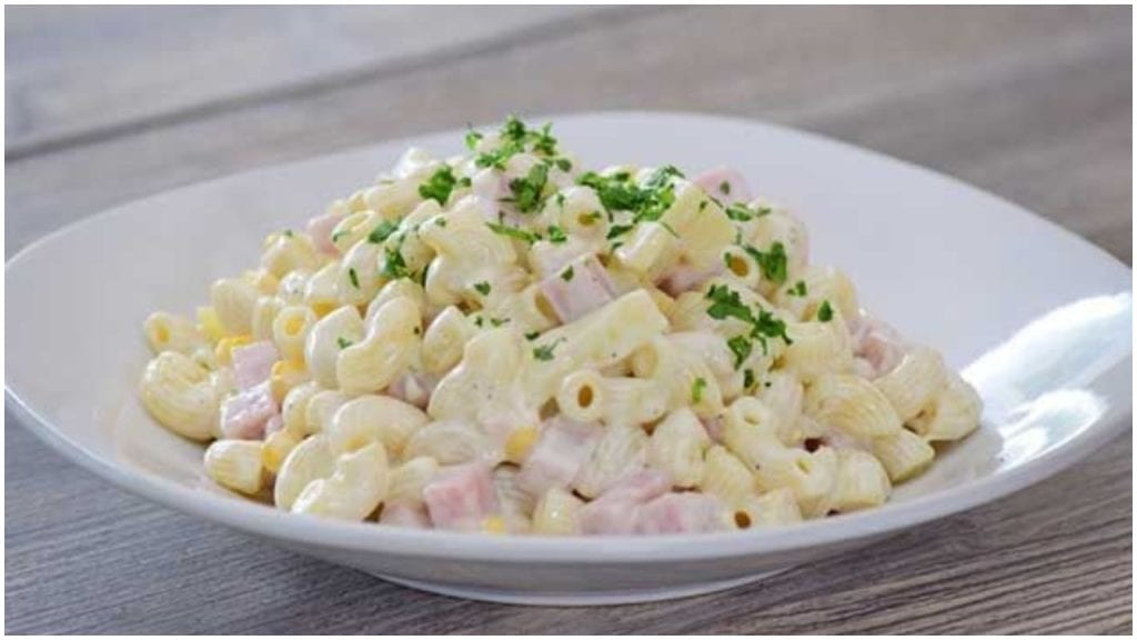 Comida cubana platos tipicos - ensalada coditos