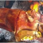 Comida cubana platos tipicos - lechon asado