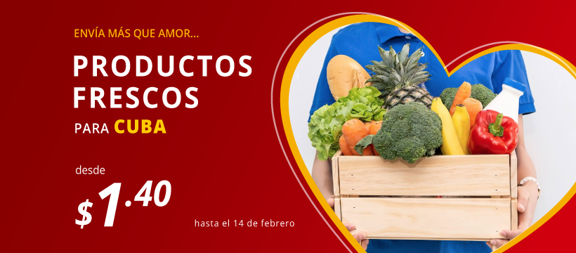 Combo de comida para Cuba