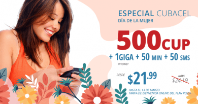 Esta es la fecha de la próxima Recarga Internacional de Cubacel fecha recarga cubacel