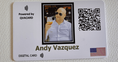 Andy Vázquez crea su propia empresa de tarjetas digitales en Miami