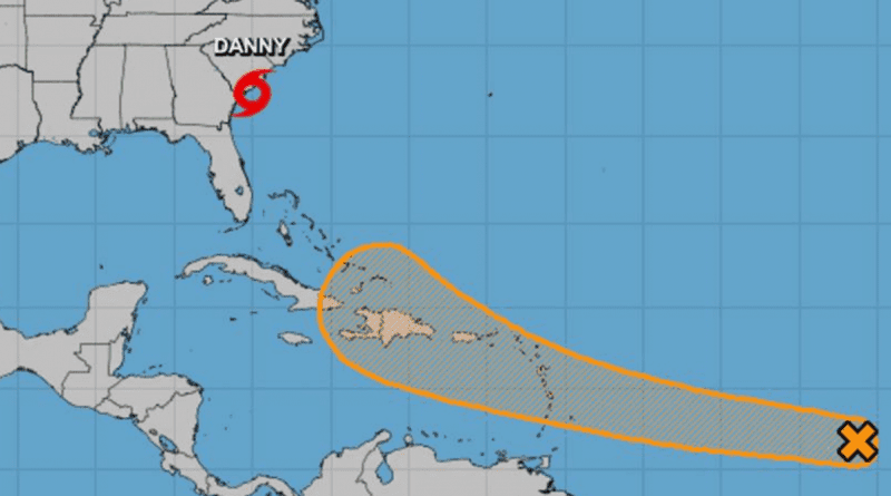 Tormenta Danny avanza hacia el oriente de Cuba