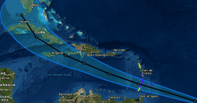 Tormenta tropical ELSA avanza rápidamente hacia Cuba