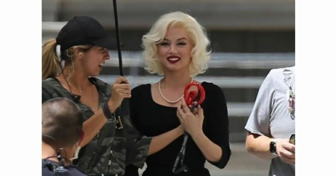 Ana de Armas se transforma para interpretar a Marilyn Monroe