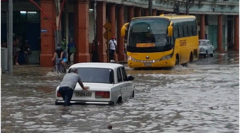 Lluvias inundaciones La Habana