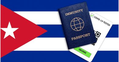Viajeros cubanos esquema vacunacion