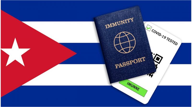Viajeros cubanos esquema vacunacion