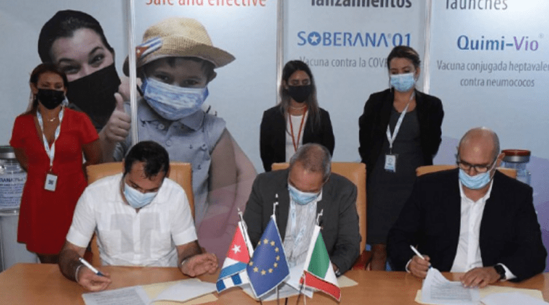Italia producirá la vacuna cubana Soberana 2