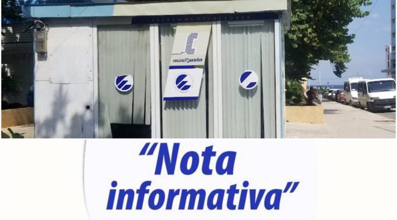 ETECSA servicios mantenimiento