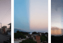 Curioso efecto óptico divide en 2 el cielo de Santiago de Cuba