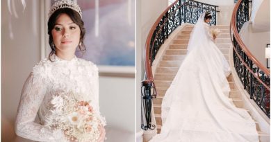 Aly Sanchez vestido novia