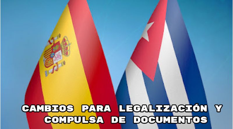 Consulado Espana Cuba documentos