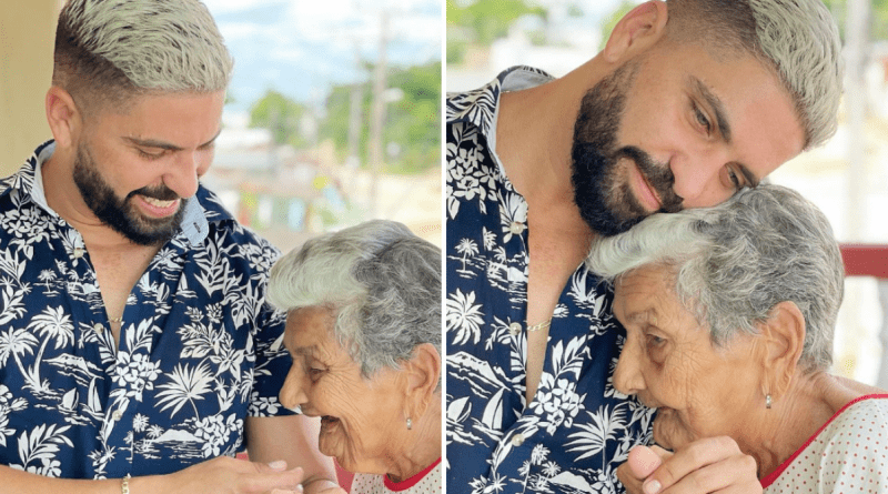 Alejandro Cuervo comparte emotivas fotografías junto a su abuela