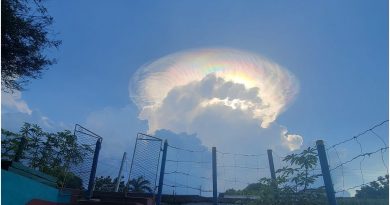 nube iridiscente Cayo Mambi