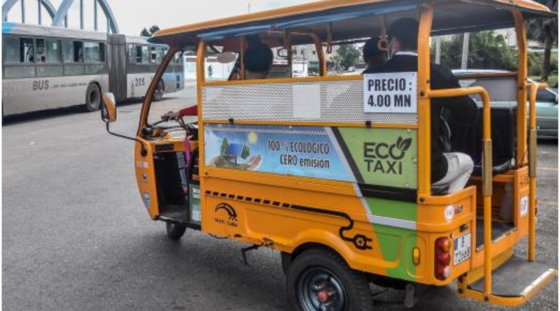 ruta triciclo electrico Habana