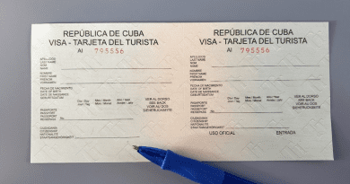 Cuba extiende tiempo de validez de la visa de turismo
