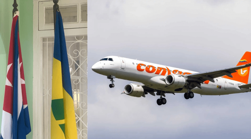 Conviasa anuncia nuevos vuelos entre San Vicente y las Granadinas y Cuba