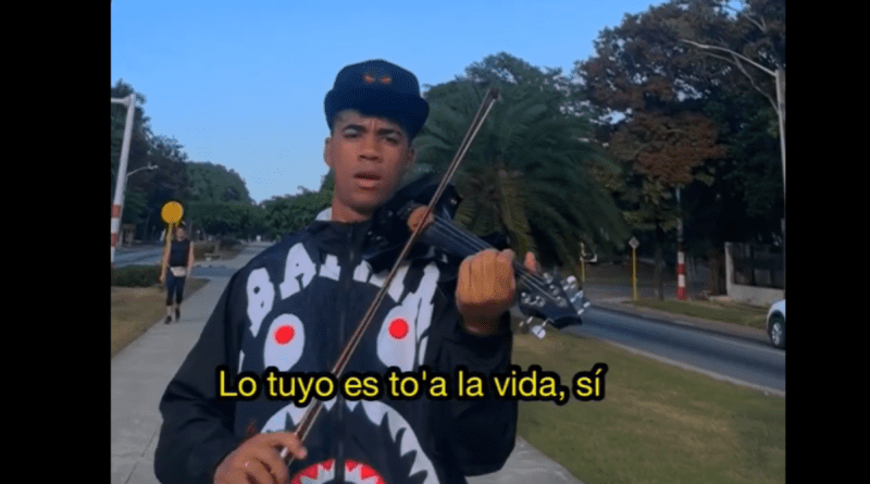 Zamir, el violinista cubano que arrasa en Instagram