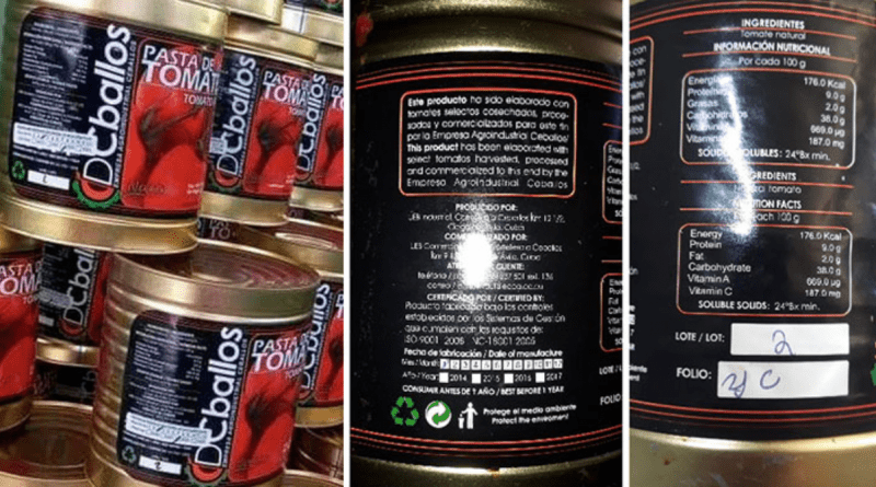 Confirman una estafa en Cuba con productos de marca "Ceballos"