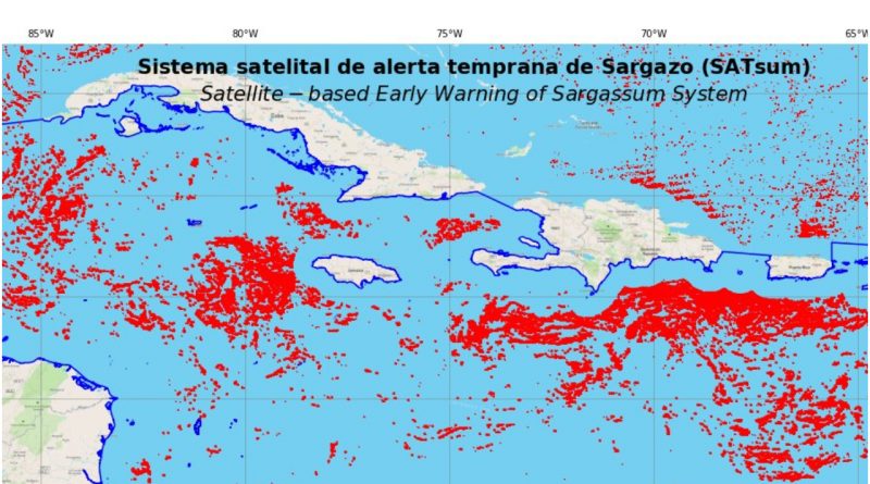 sargazo playas de Cuba