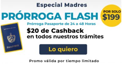 Cashback tramites DimeCuba