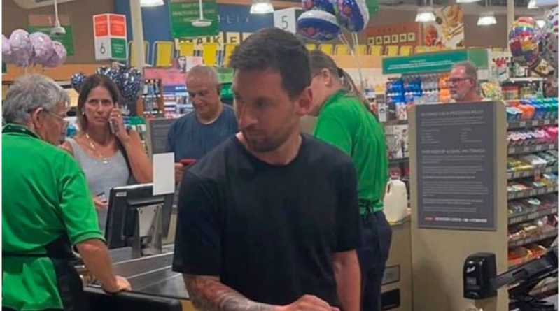 Lionel Messi supermercado Miami