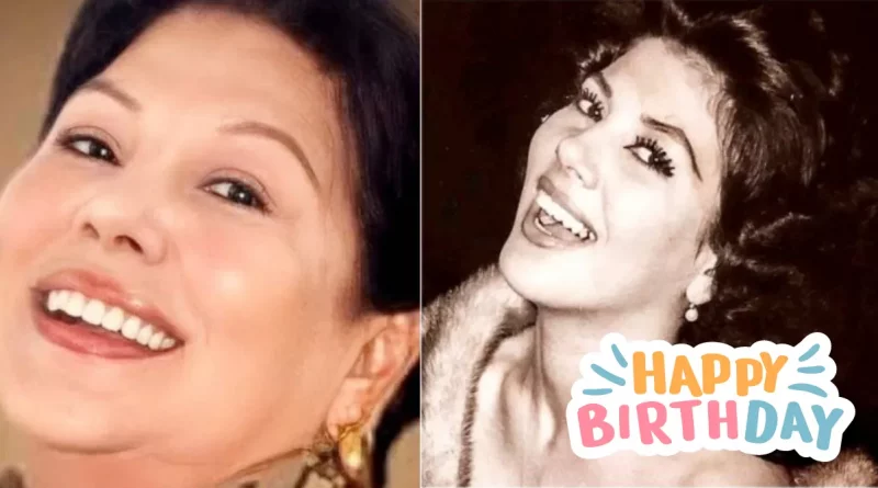 Odalys Fuentes sonriendo durante una celebración de cumpleaños.