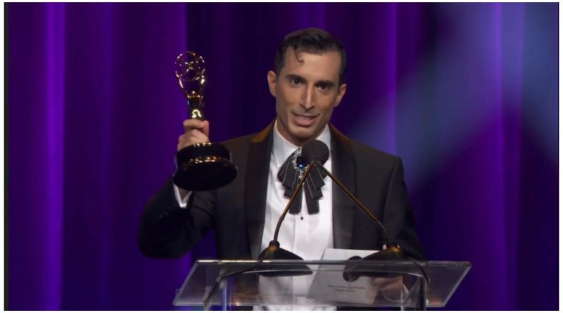 periodista Alejandro Condis emmys