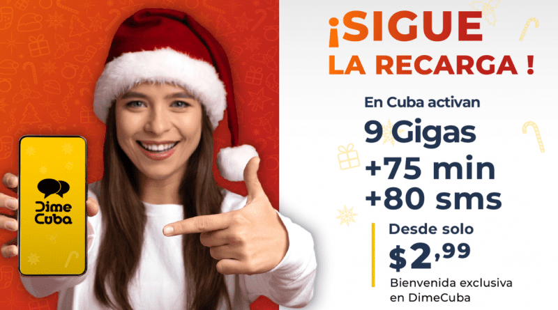 Oferta FLASH de recarga cubacel solo para nuevos clientes de DimeCuba
