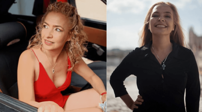 Sheila Roche, actriz cubana, celebrando su cumpleaños.