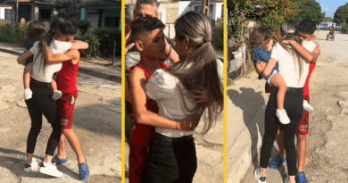 Madre cubana regresa a Cuba para ver a su hijo luego de 2 años