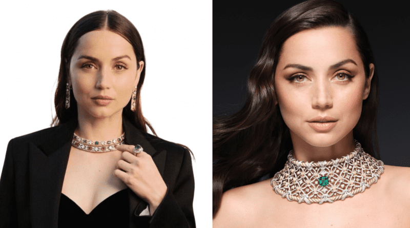 Ana de Armas en la campaña de alta joyería de Louis Vuitton 2024
